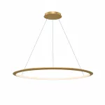 Pendant Circular Inward ø1200 Surface LED 72W 3000K DALI-2 Gold 4030lm
