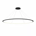 Pendant Circular Inward ø2000 Surface LED 129W 2700K DALI-2 Black 6459lm
