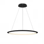 Pendant Circular Inward ø900 Surface LED 53W 2700K DALI-2 Black 2531lm