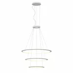 Pendant Circular Inward 3 Rings (ø1200 ø900 ø600) LED 159W 3000K 0-10V White 9199lm