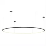 Pendant Circular Inward ø3000 Recessed LED 190W 2700K DALI-2/PUSH Black 9391lm