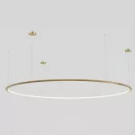 Pendant Circular Inward ø3000 Recessed LED 190W 2700K DALI-2/PUSH Gold 9391lm
