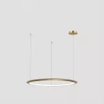 Pendant Circular Inward ø900 Recessed LED 53W 3000K DALI-2 Gold 2751lm