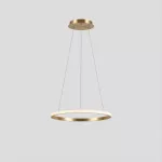 Pendant Circular Outward ø600 Surface LED 39W 2700K 0-10V Gold 3130lm