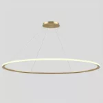 Pendant Circular Outward ø2000 Surface LED 129W 4000K DALI-2 Gold 10522lm