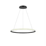 Pendant Circular Outward ø900 Surface LED 53W 4000K DALI-2 Black 4159lm