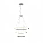 Pendant Circular Outward 3 Rings (ø1200 ø900 ø600) LED 159W 2700K DALI White 10888lm