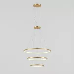 Pendant Circular Outward 3 Rings (ø1200 ø900 ø600) LED 159W 2700K DALI Gold 10888lm