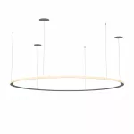 Pendant Circular Outward ø2000 Recessed LED 129W 2700K 0-10V White 8964lm