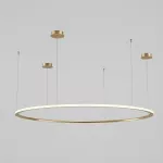 Pendant Circular Outward ø2000 Recessed LED 129W 3000K DALI-2 Gold 9743lm