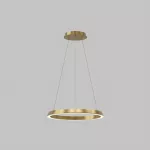 Pendant Circular Downward ø600 Surface LED 33W 3000K DALI-2 Gold 2318lm