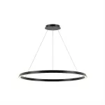 Pendant Circular Downward ø1200 Surface LED 60W 4000K 0-10V Black 5003lm