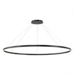 Pendant Circular Downward ø2000 Surface LED 108W 4000K DALI-2 Black 8756lm