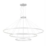 Pendant Circular Downward 3 Rings (ø3000 ø2000 ø1200) LED 320W 3000K DALI White 24709lm