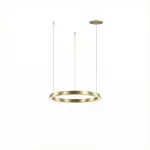 Pendant Circular Downward ø600 Recessed LED 33W 3000K DALI-2 Gold 2318lm