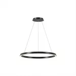 Pendant Circular Downward ø900 Recessed LED 46W 2700K 0-10V Black 2306lm