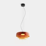 Pendant Levels 3 Bodies Ø420mm + Ø320mm + Ø220mm LED 19W SW 2700-3000-4000K PHASE CUT Black 1381lm