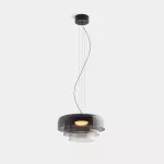 Pendant Levels 3 Bodies Ø420mm + Ø320mm + Ø220mm LED 19W SW 2700-3000-4000K DALI-2 Black 1381lm