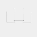 Pendant Tubs Modular Pendant Configuration Lineal x 5 LED 47.2W 3000K ON-OFF Black 4593lm
