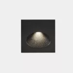 Recessed wall lighting IP66 Bat Square Oval LED 3W 2700K ON-OFF Urban grey 77lm