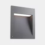 Recessed wall lighting IP66 Micenas Asymmetrical Square LED 27.5W SW 2700-3200-4000K ON-OFF Urban grey 1923lm