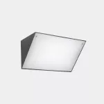 Surface-mounted wall light IP65 Curie PC 260mm LED 14.4W SW 2700-3200-4000K ON-OFF Urban grey 792lm