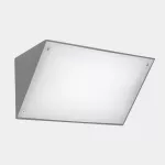 Surface-mounted wall light IP65 Curie PC 350mm LED 28.9W SW 2700-3200-4000K ON-OFF Grey 2941lm