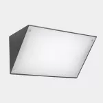 Surface-mounted wall light IP65 Curie PC 350mm LED 28.9W SW 2700-3200-4000K ON-OFF Urban grey 2941lm