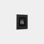 Recessed wall lighting IP65 Click LED 1.4W 2700K ON-OFF Black 35lm