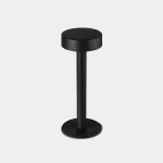 Portable IP65 Orbit Rechargeable Covered LED 1.5W 2700K TOUCH DIMMING Black 108lm