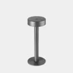 Portable IP65 Orbit Rechargeable Small Hole Cover LED 1.5W 2700K TOUCH DIMMING Urban grey 109lm