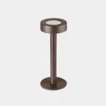 Portable IP65 Orbit Rechargeable Big Hole Cover LED 1.5W 2700K TOUCH DIMMING Brown 118lm