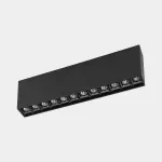 Surface-mounted ceiling light Bento Surface 12 LEDS 25.7W 4000K CRI 92 DALI-2/PUSH Black IP23 2703lm