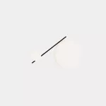 Surface-mounted ceiling light Spark Double Ø390mm + Ø140mm LED 53.5W SW 2700-3000-4000K DALI-2/PUSH Black 2507lm