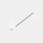 Surface-mounted ceiling light Spark Double Ø390mm + Ø240mm LED 60.5W SW 2700-3000-4000K DALI-2/PUSH Black 2735lm
