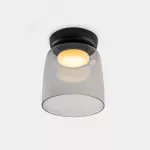 Surface-mounted ceiling light Levels 1 Body Ø220mm LED 28W SW 2700-3000-4000K PHASE CUT Black 2035lm