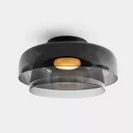 Surface-mounted ceiling light Levels Ceiling 2 Bodies Ø420mm + Ø320mm LED 28W SW 2700-3000-4000K PHASE CUT Black 2035lm