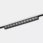 Low voltage Bento 12 LEDS Wall Washer 12W 3000K CRI 92 ON-OFF Black 1013lm