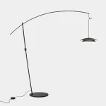 Floor lamp Noway Big LED 25.4W SW 2700-3000-4000K PUSH Black 813lm
