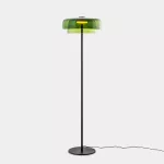 Floor lamp Levels 2 Bodies Ø420mm + Ø320mm LED 17W SW 2700-3000-4000K PUSH Black 750lm