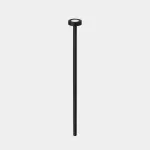 Streetlight IP66 Orbit 2,3m Big Hole Cover LED 24W SW 2700-3200-4000K ON-OFF Black 1672lm