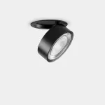 Recessed ceiling lights Kiva Recessed Ø75mm LED 8.8W 2700K CRI 92 18.9º ON-OFF Black IN IP20 / OUT IP43 458lm