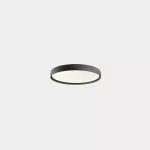 Surface-mounted ceiling light Luno Slim Surface Small 27.8W 4000K CRI 92 ON-OFF / DALI-2 / PUSH Black IP20 3158lm