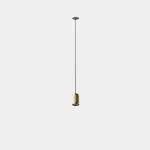 Pendant Iris Trimless Hoop 15º 14W 3000K CRI 92 ON-OFF Black/Gold IP43 1399lm