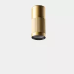 Surface-mounted ceiling light Iris Surface Hoop 15º 6.3W 2700K CRI 92 ON-OFF Gold/Gold IP43 533lm