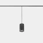 Low voltage Iris Pendant Hoop 50º 5.7W 2700K CRI 92 ON-OFF Black 704lm