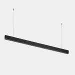 Lineal lighting system Infinite Slim Individual Pendant 1680mm 43.1W 3000K CRI 92 DALI-2/PUSH Black IP40 5221lm