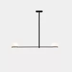 Pendant Coco Double E14 2 x Max. 9W Black 1183lm