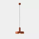 Pendant Keops 1 Body Tiny E27 Max. 15W Brick red 576lm
