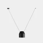 Pendant Attic Hexagonal Shape V 2200mm E27 Max. 15W Black 1085lm